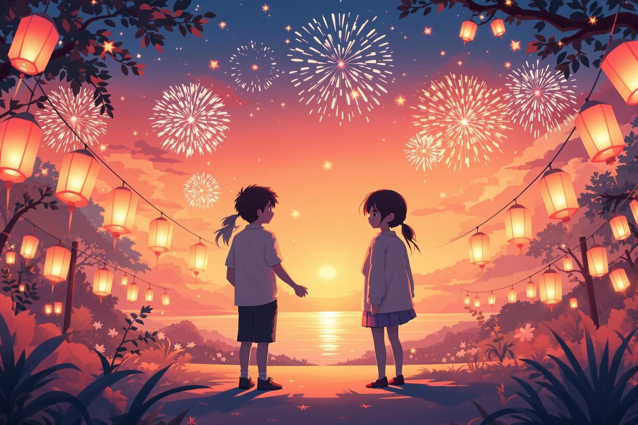韩国短剧 - 《邻家青梅》第5集：夏日祭的约定